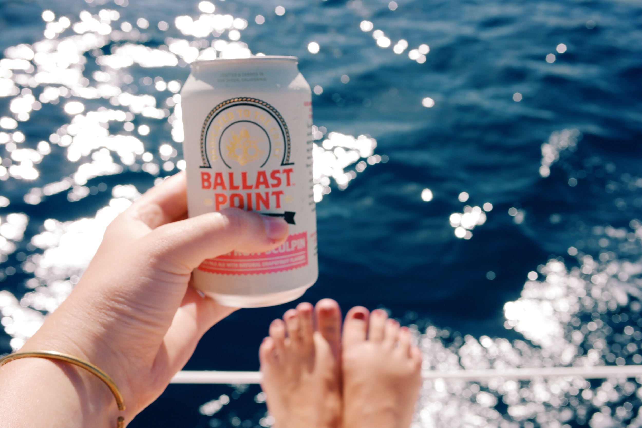 Nothing like sailing & a cold beer!