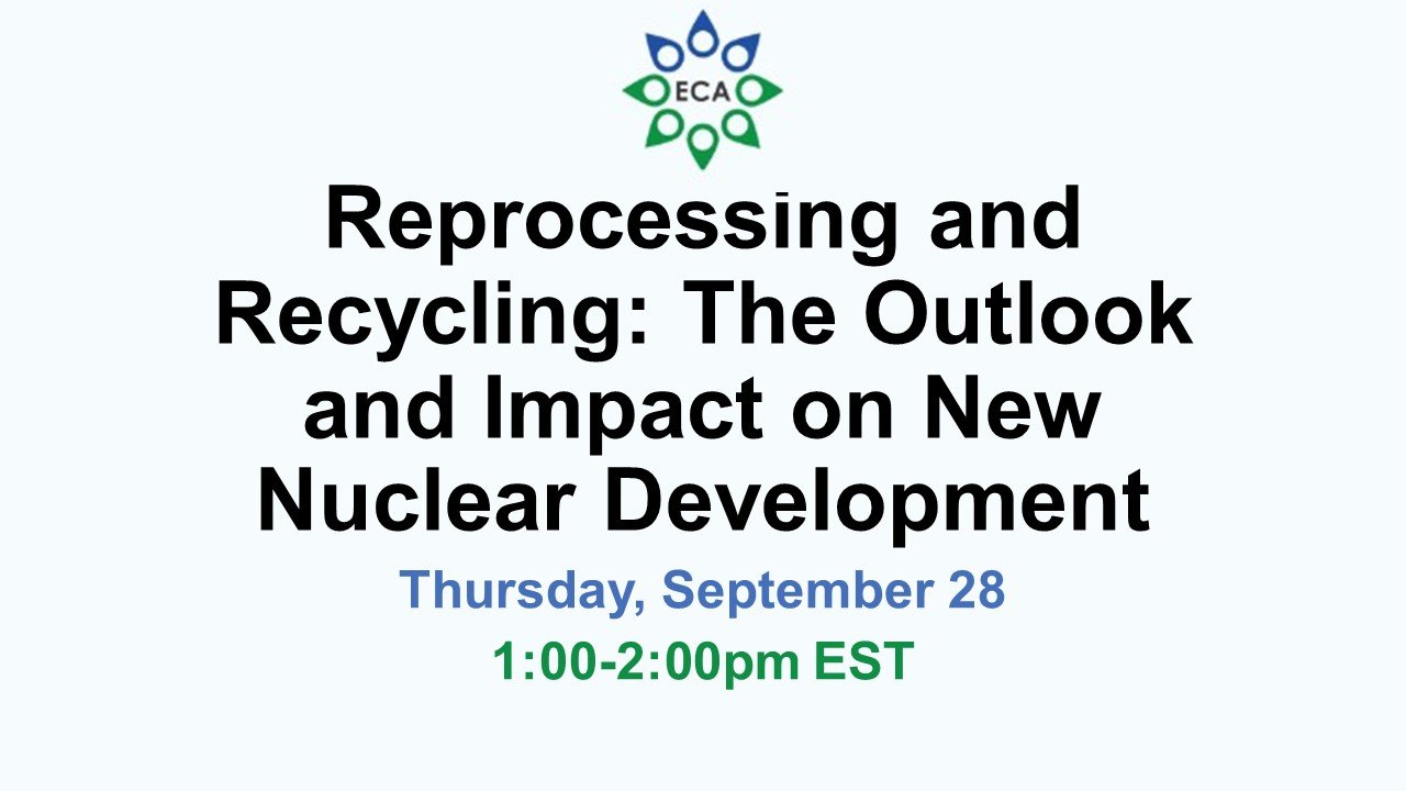 Reprocessing and Recycling: The Outlook and Impact on New Nuclear Development