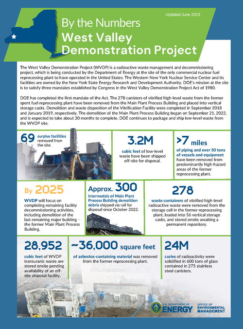 West Valley Demonstration Project Site Profile — Energy Communities ...