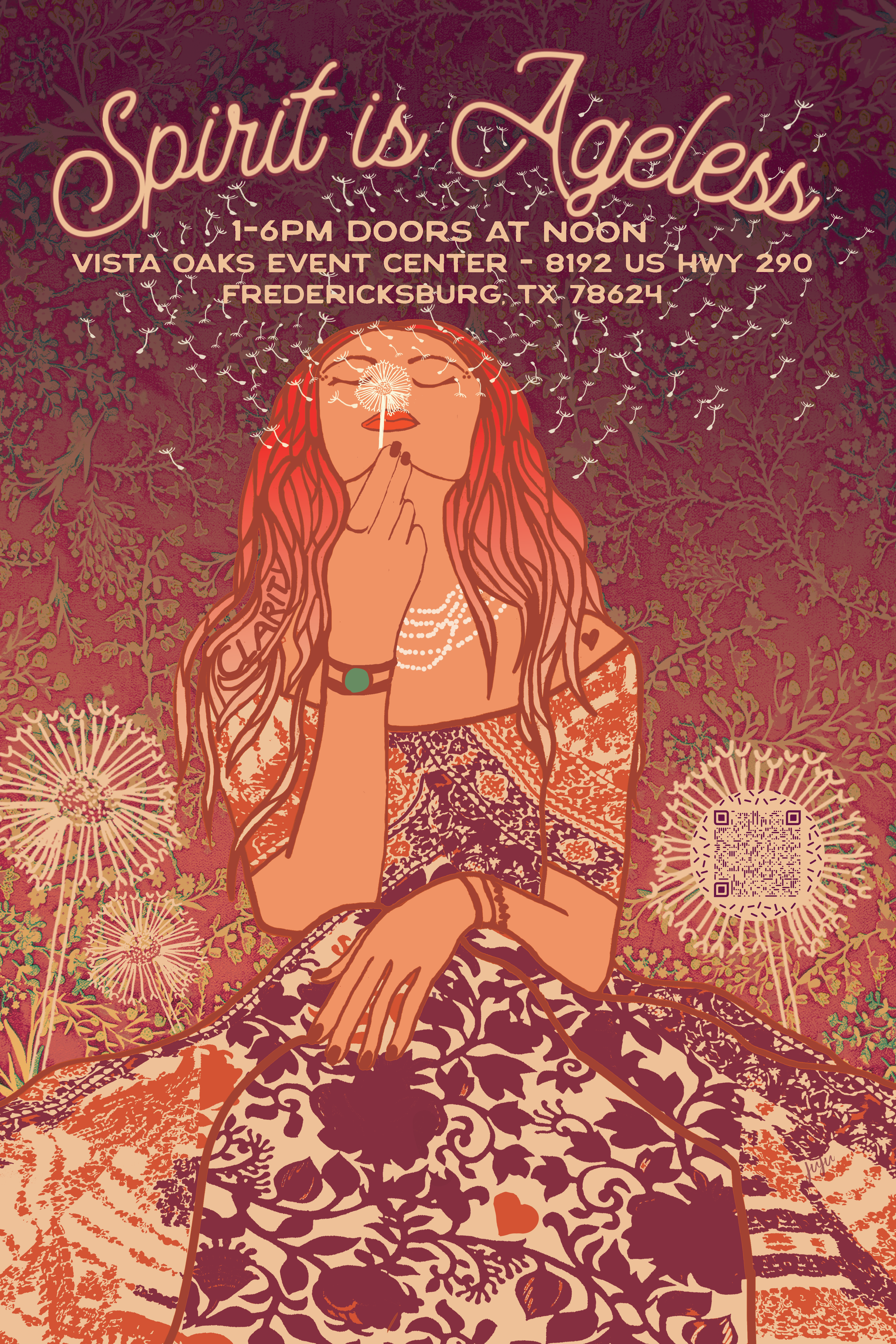 Spirit IS Ageless Event Poster 2025 