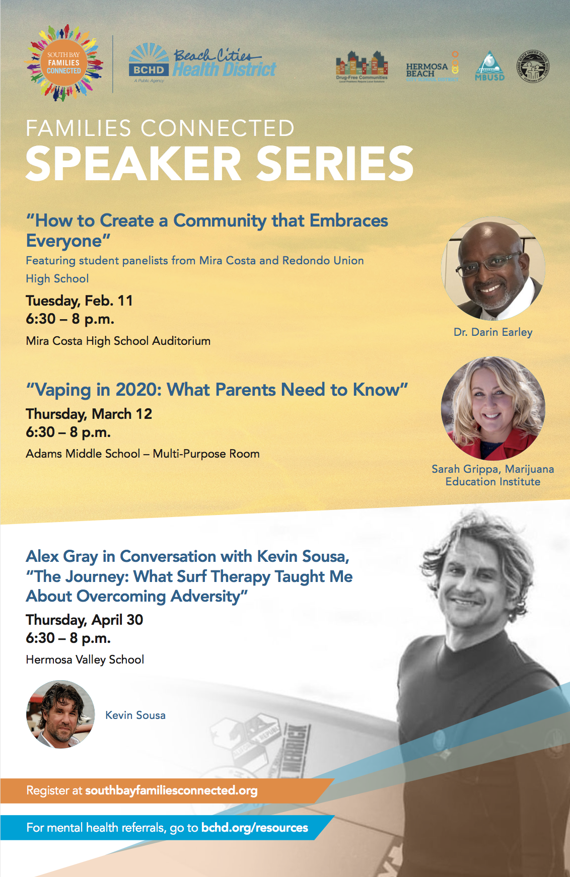 Our Spring Families Connected Speaker Series