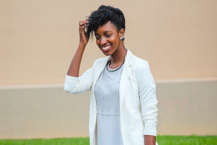 1. Add An Awesome Blazer. Adding a blazer to any top be it a camisole, band tee, or cute top brings instant chic elements! The blazer adds structure that can then be played with by rolling or folding the sleeves.