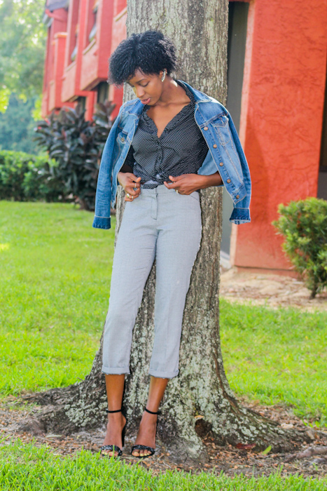 Top: Marshalls Shoes: Kenneth Cole Pants: Thrift Jacket: Forever21