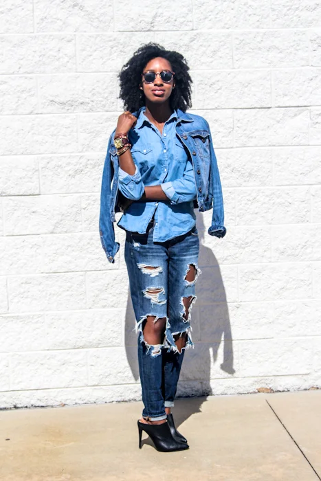 How Fashionista's Wear Denim on Denim