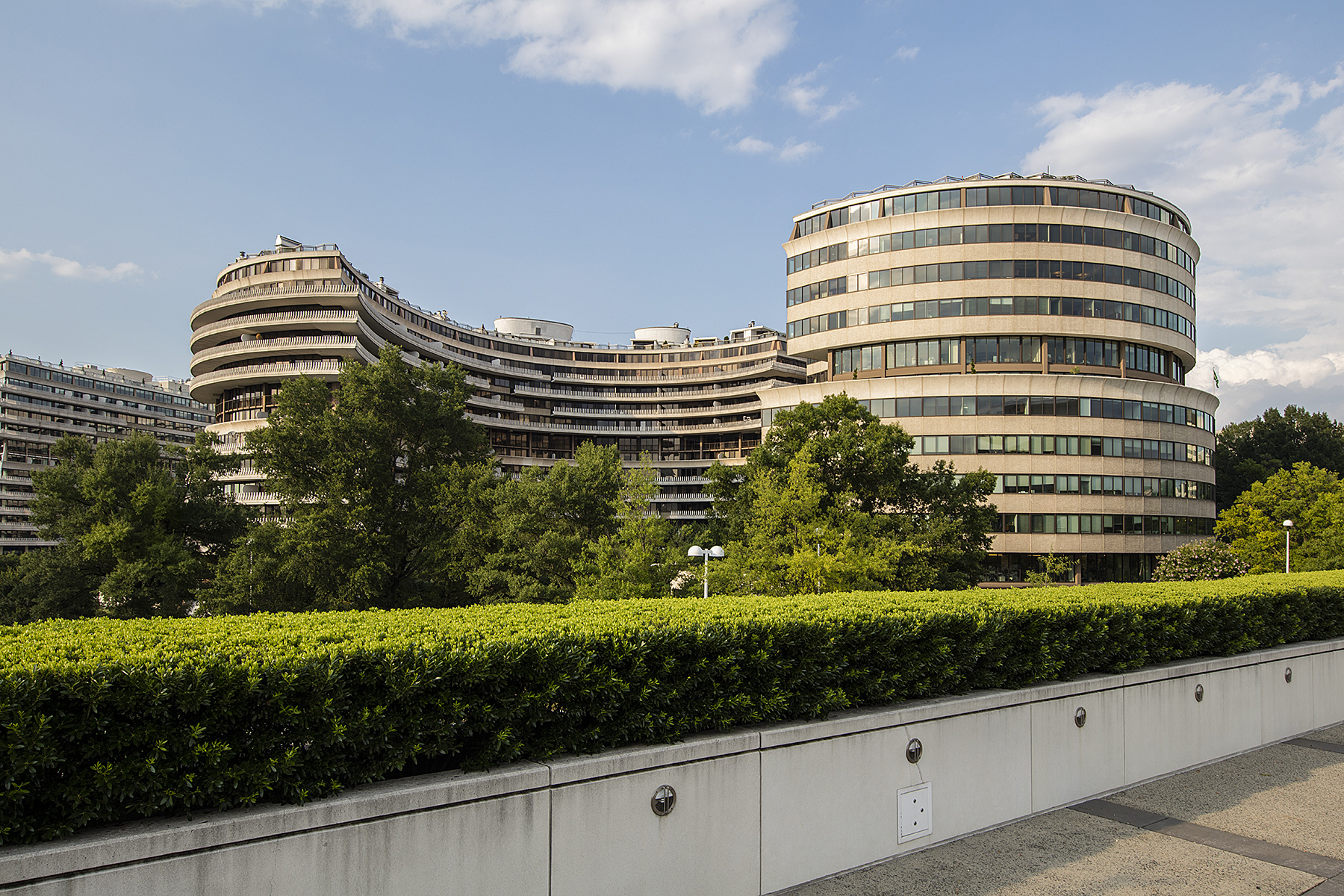 View of the Watergate from the Kennedy Center. Photo: Alston Thompson Photography