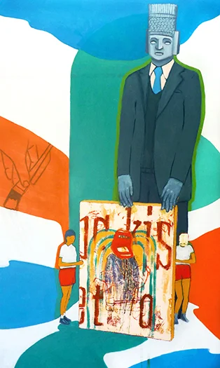 Art Critic (Homage to R. Hausmann)