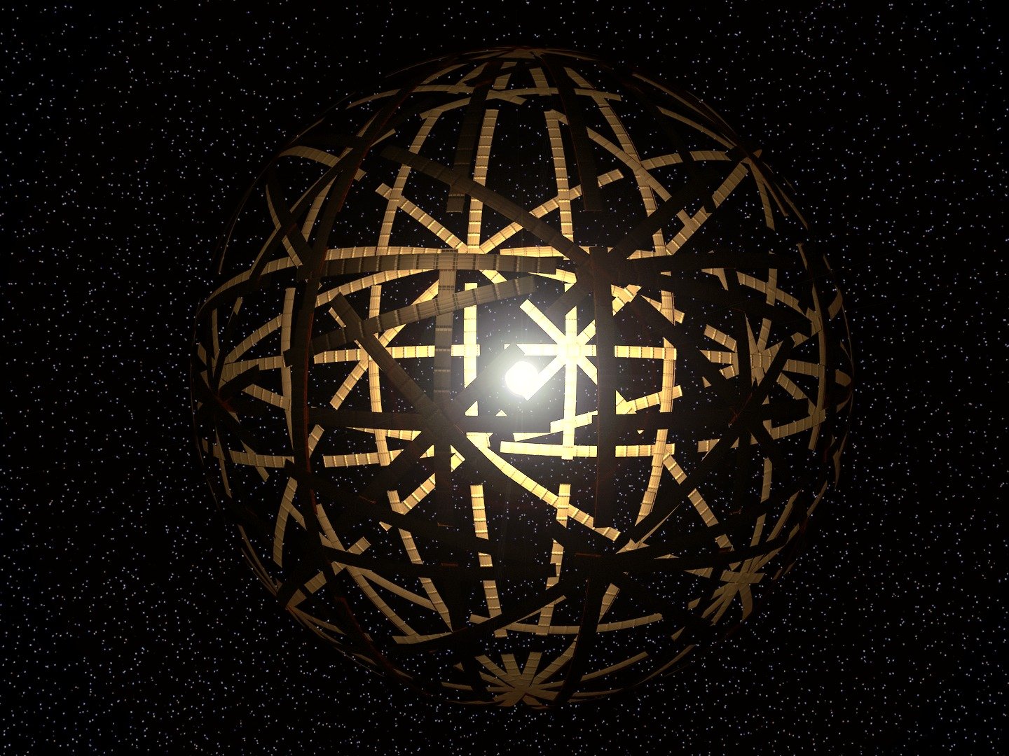 Artist's concept of a Dyson Sphere. Photo credit: Kevin M. Gill