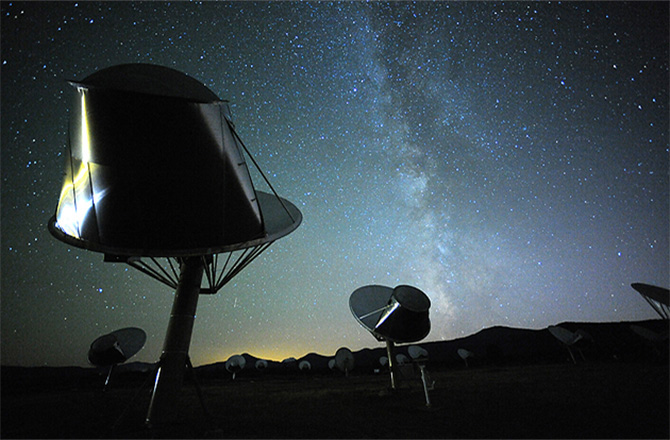 The SETI Institute's Allen Telescope Array (ATA) was recently used to seek out artificial signals from Tabby's Star. Alas, no signal was detected. SETI Institute