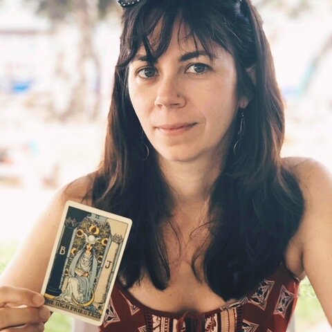 Photo of: Cecily Sailer founder of Typewriter Tarot