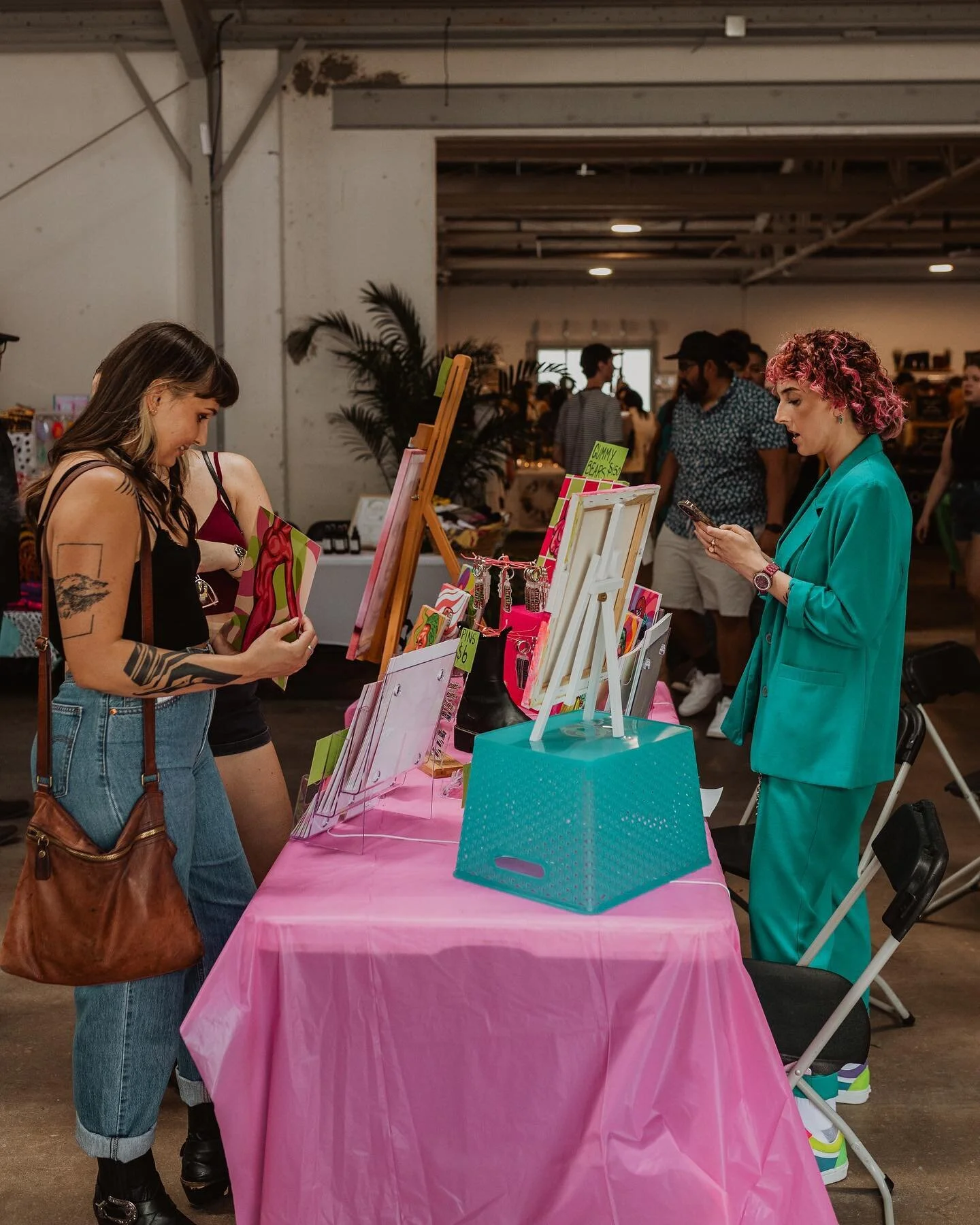 Booth inspo!!! 🌝

If you&rsquo;re thinking of applying for our Big, Spring Showcase on May 13 and 14 at @distributionhall, swipe for some setup inspiration from a few of our 2022 vendors.

Whether you want an indoor or outdoor booth, each space come