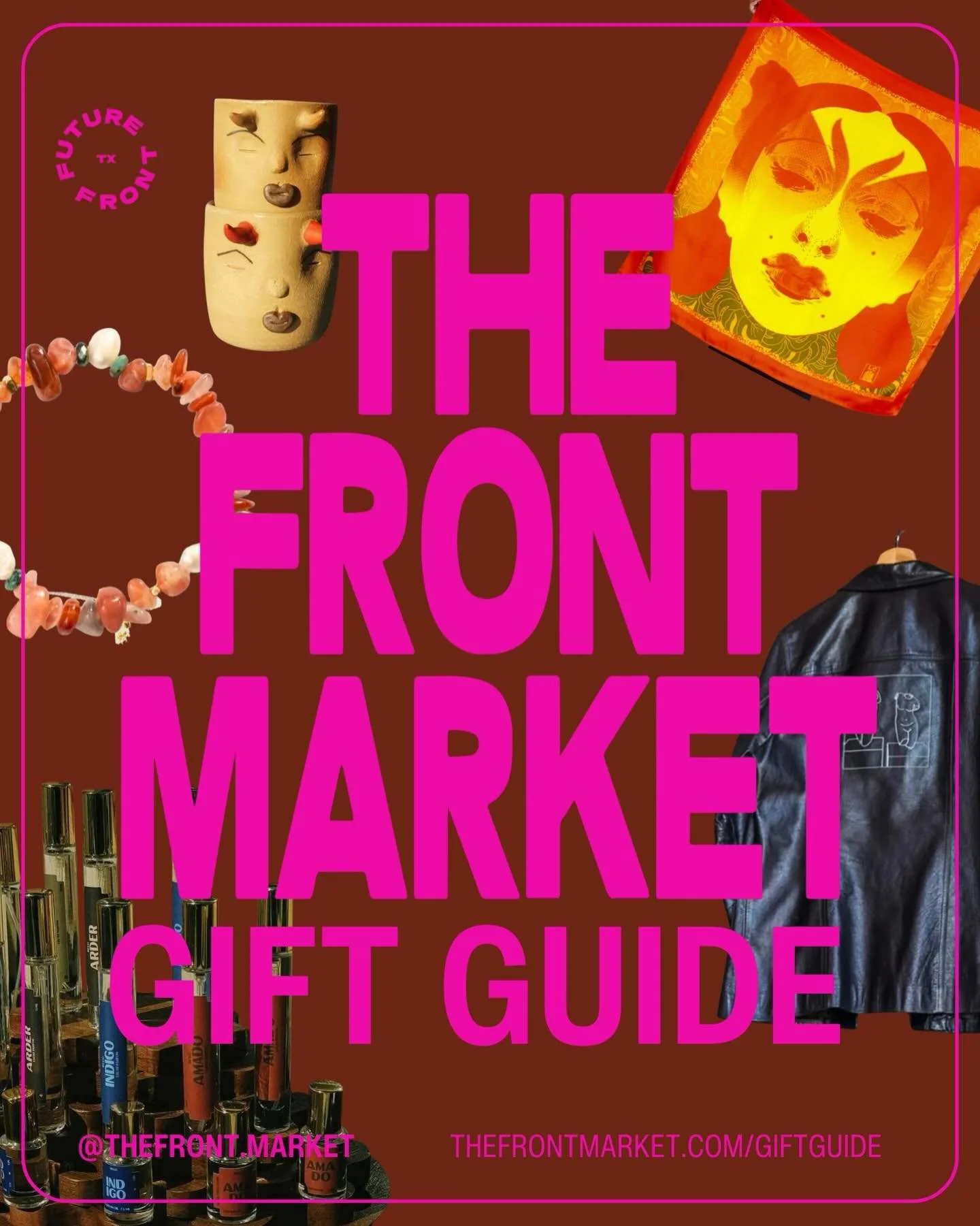 You can now shop @thefront.market&rsquo;s 2025 lineups at thefrontmarket.com/giftguide!

From apparel and accessories to ceramics and home goods, the guide features 200+ Austin-based or Texas-local artists, makers and craftspeople across this year&rs