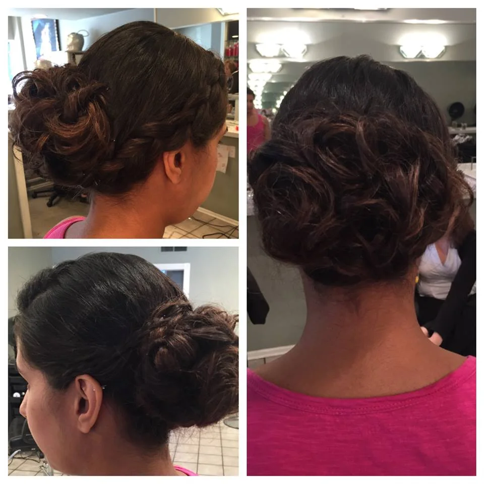  Bridesmaid updo by Gianna 