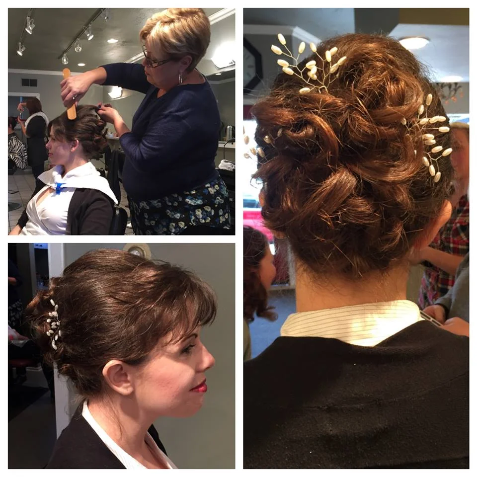  Bridal updo by Kathy 