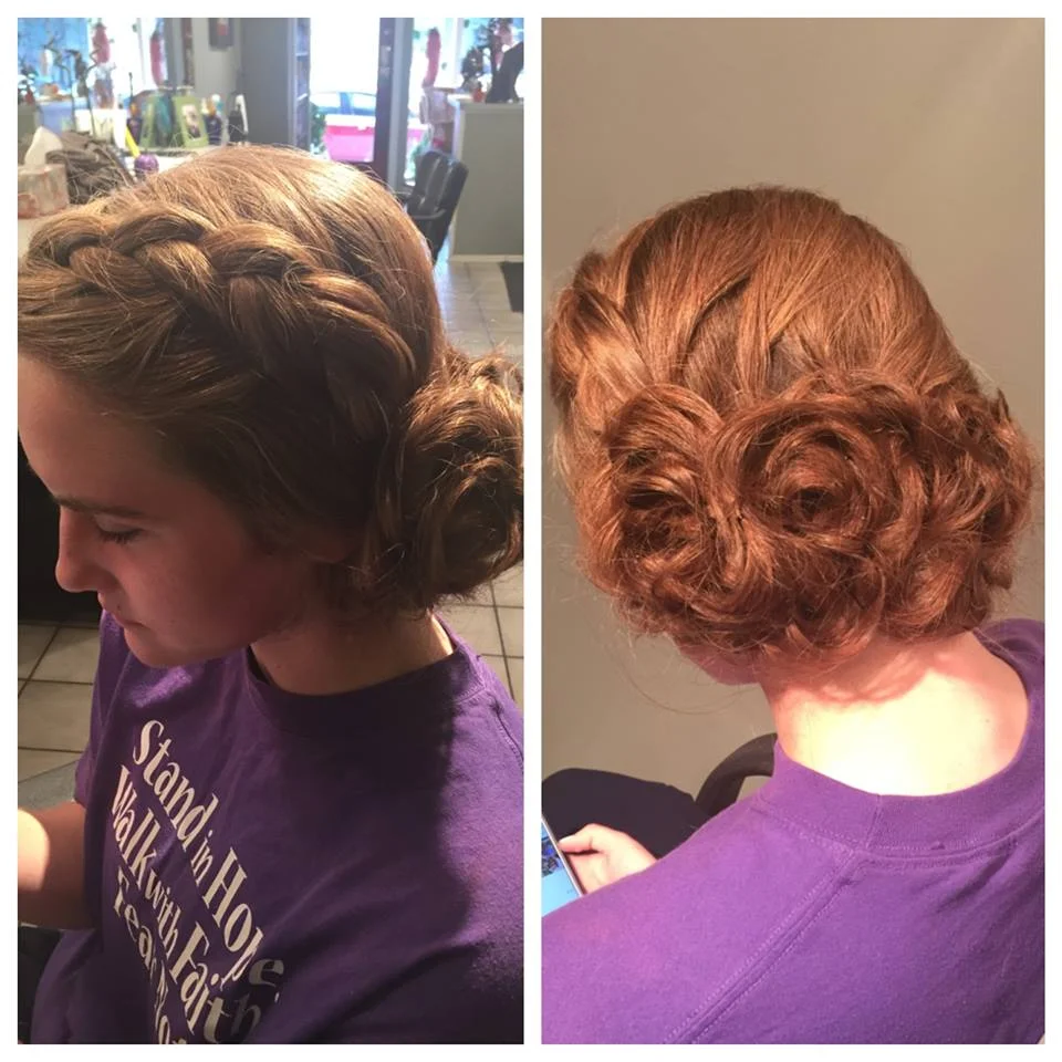  Homecoming updo by Gianna 