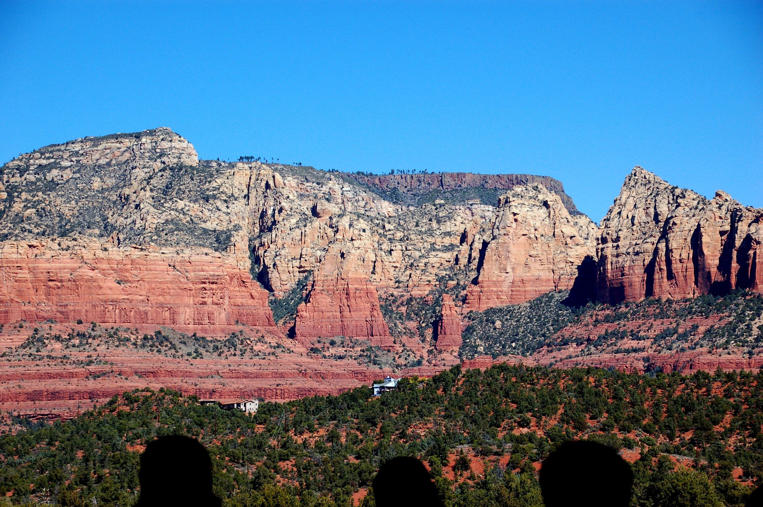 This was the view from Mariposa Latin Grill in Sedona