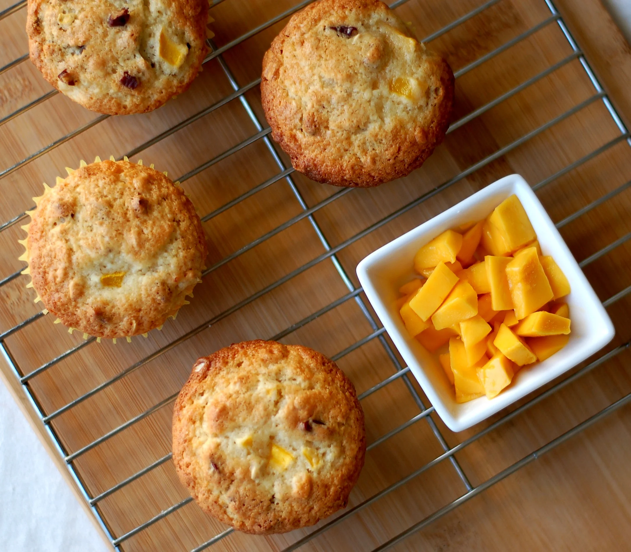 Mango Oatmeal Muffins — Inspired by the Seasons