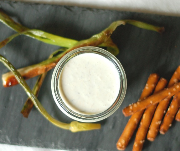 Grilled Green Onion Dip