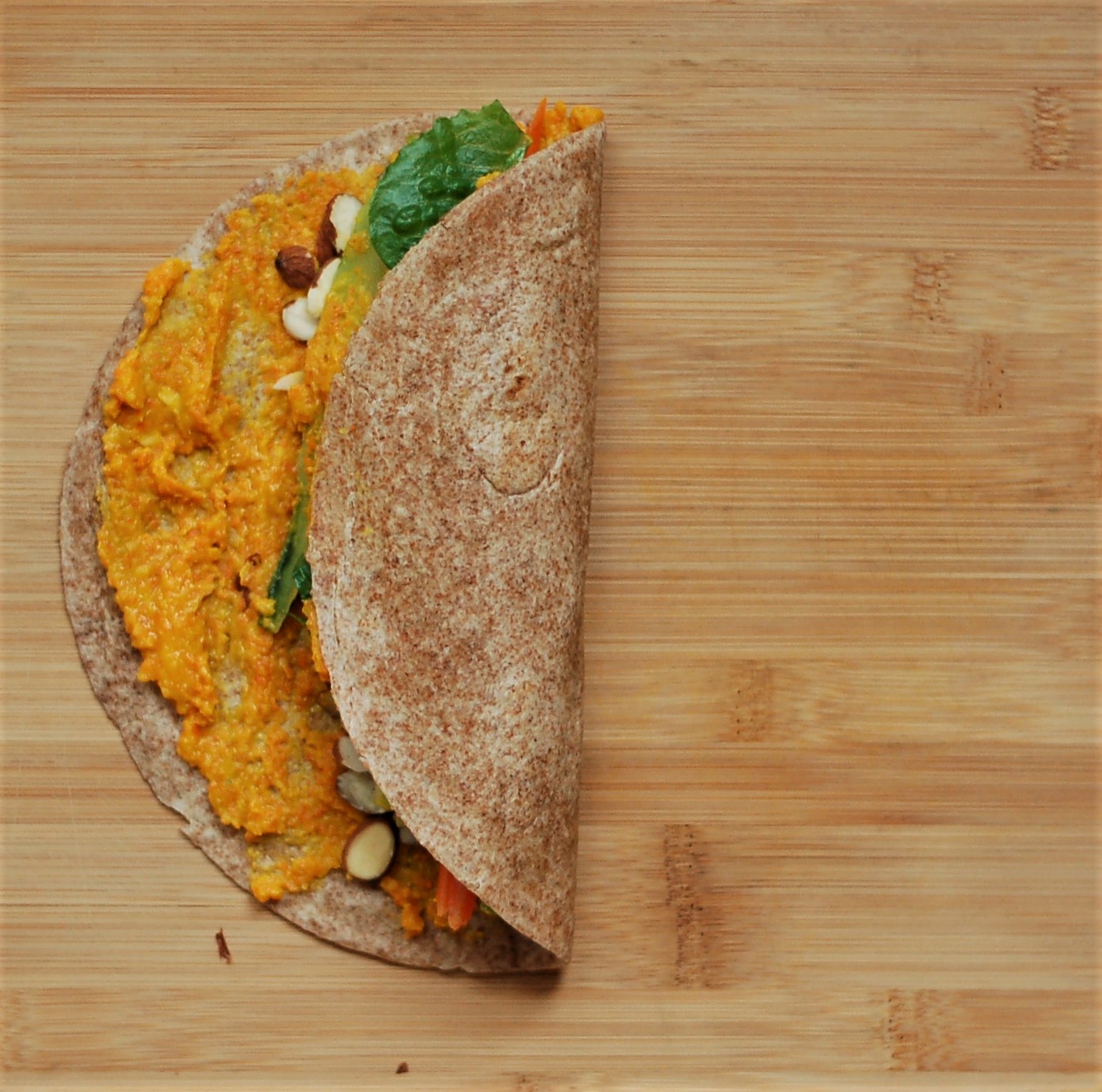 Carrot Ginger Wrap