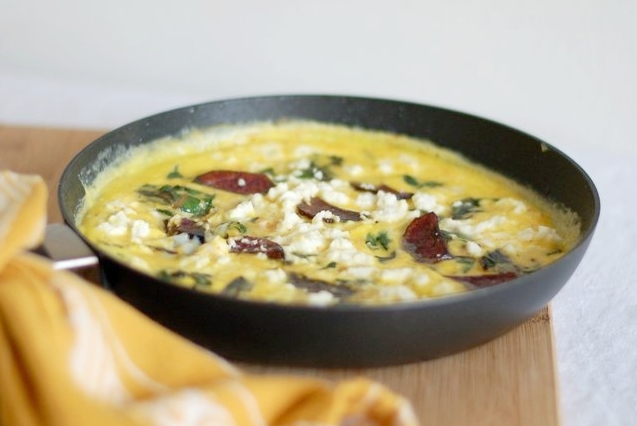 Swiss Chard & Sweet Potato Frittata