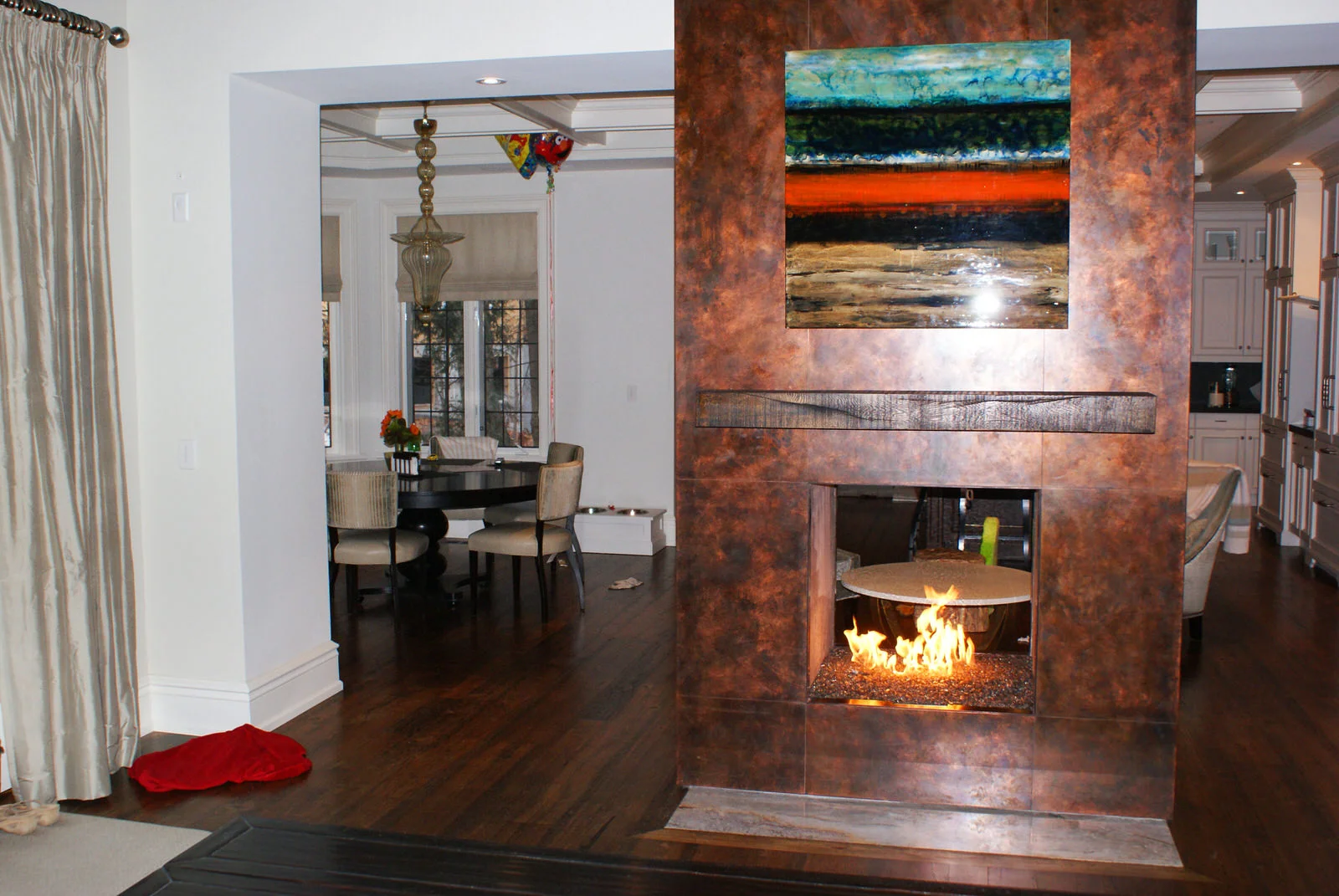 Open Concept See Through Pan Burner