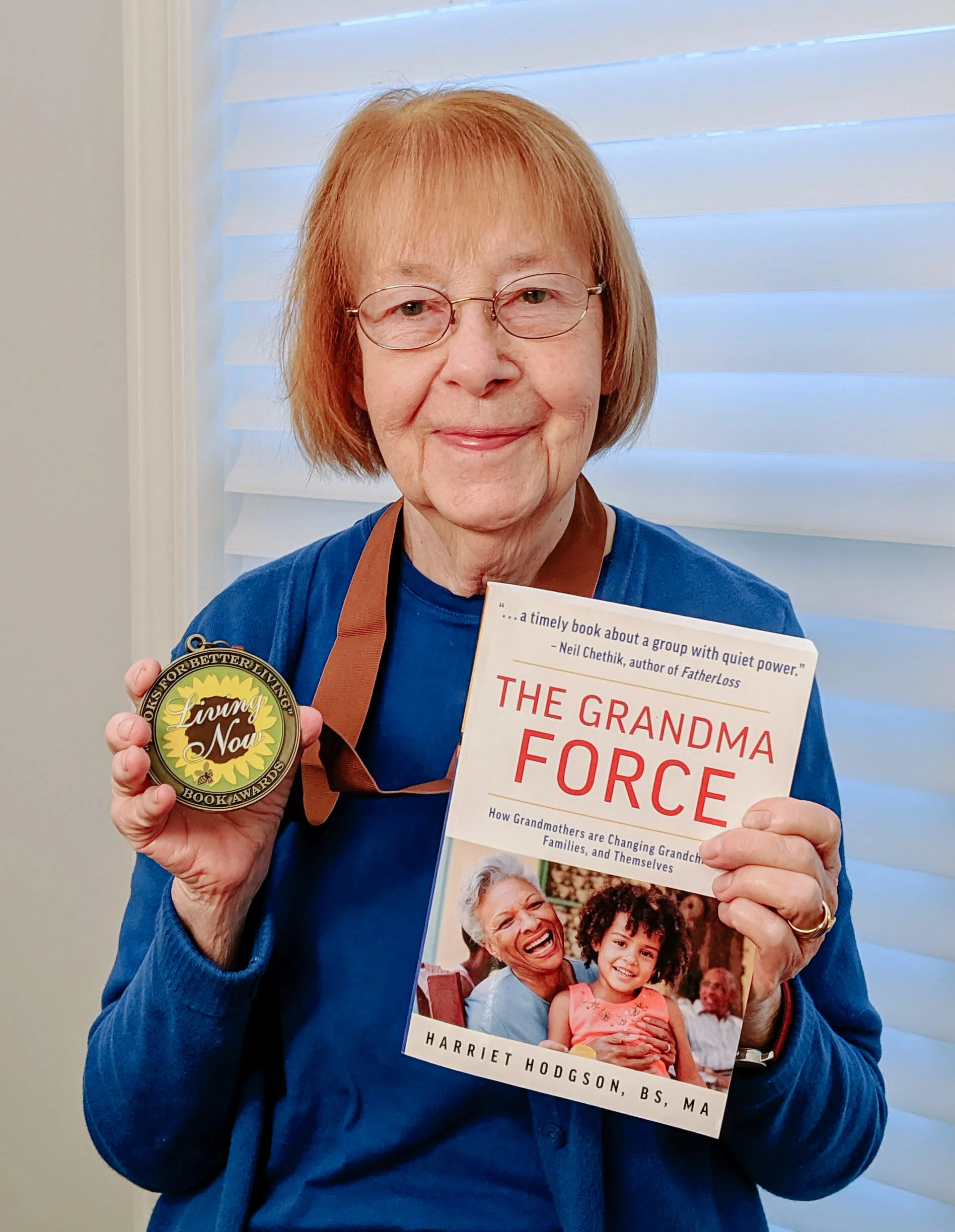 The Living Now Awards are given to authors who are “changing the world, one book at a time.” The Grandma Force received a Silver Medal in the Family/Parenting category.