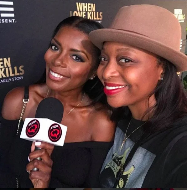 Tammi and Tam reppin for Studio Q on the red carpet