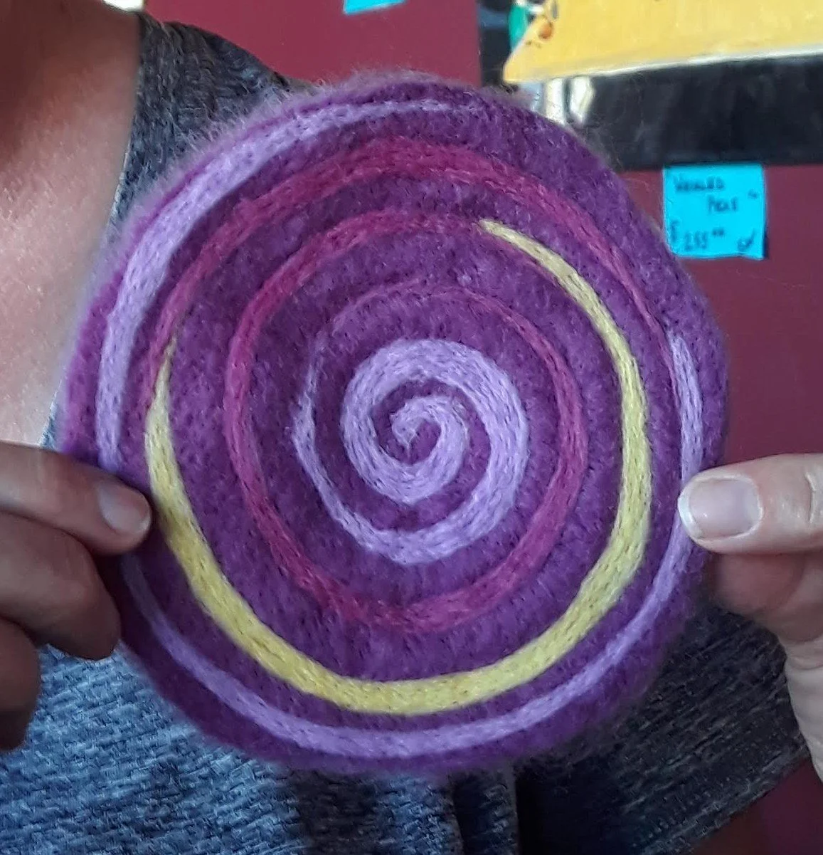 Needle Felted Coasters and Mug Rugs