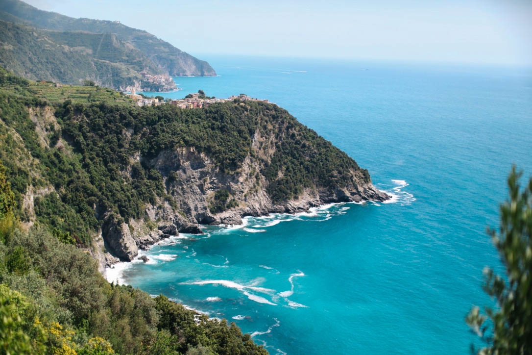 corniglia in the distance