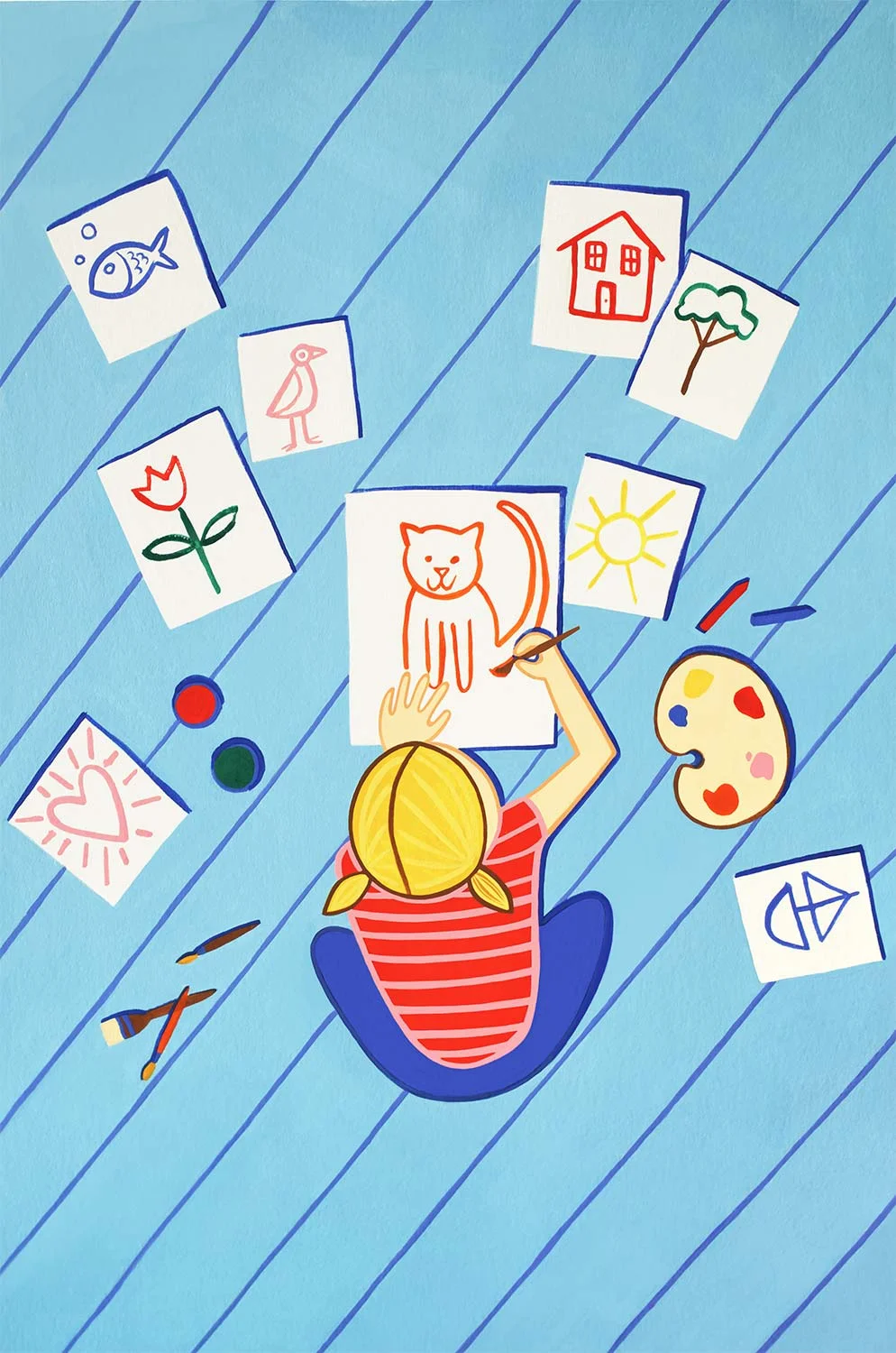 Young Artist at Work 