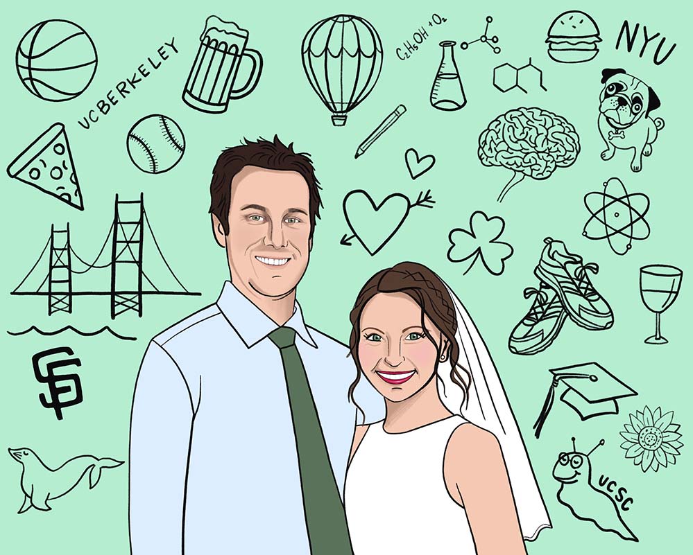 Custom Wedding Save the Date