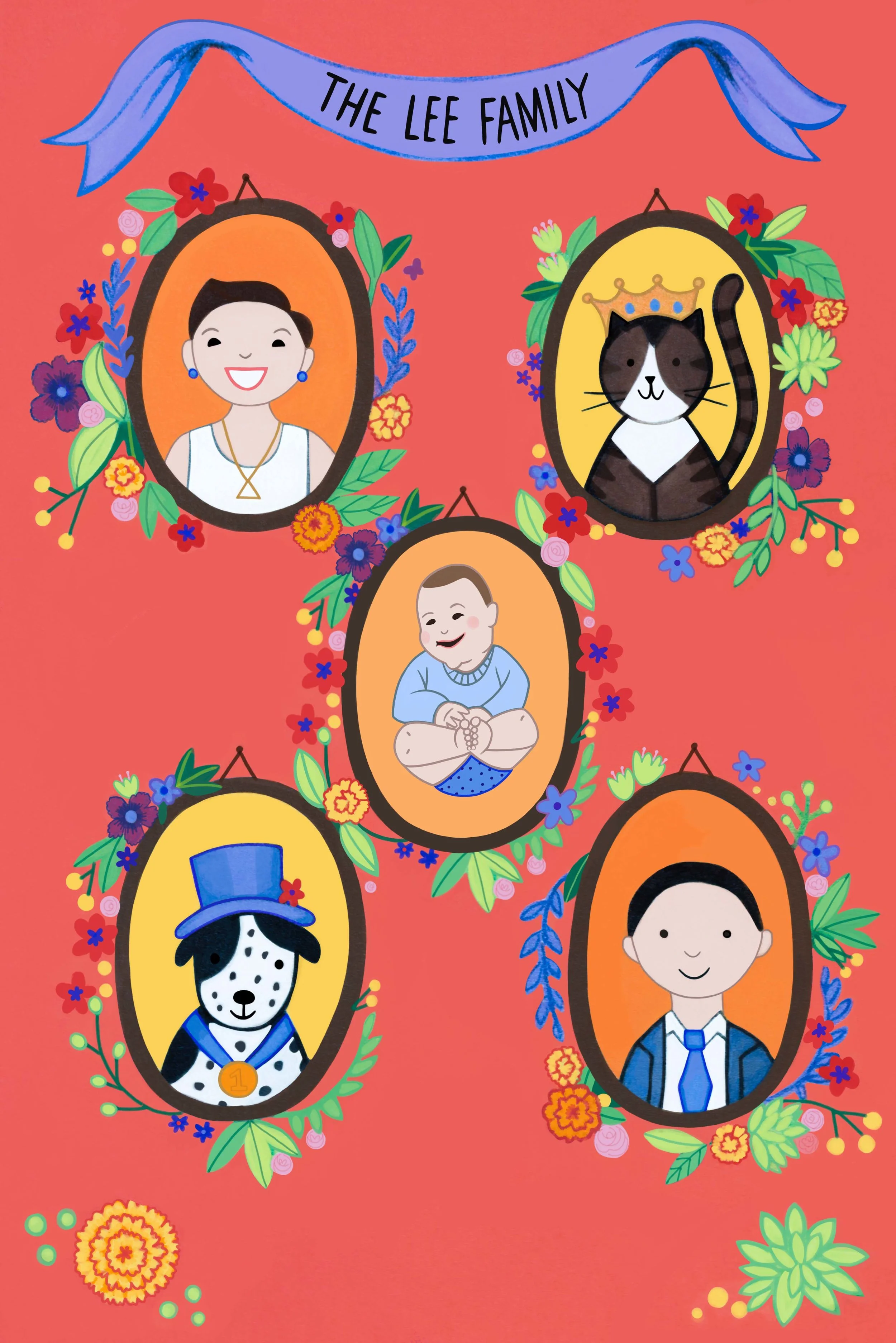 Custom Family Portrait 