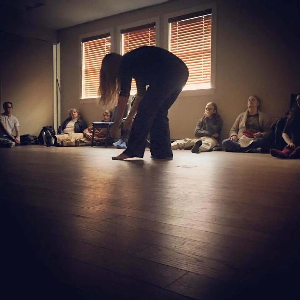 Image from performance at Goddard College, Feb 1, 2016. - Photo Credit: Dan Goldman