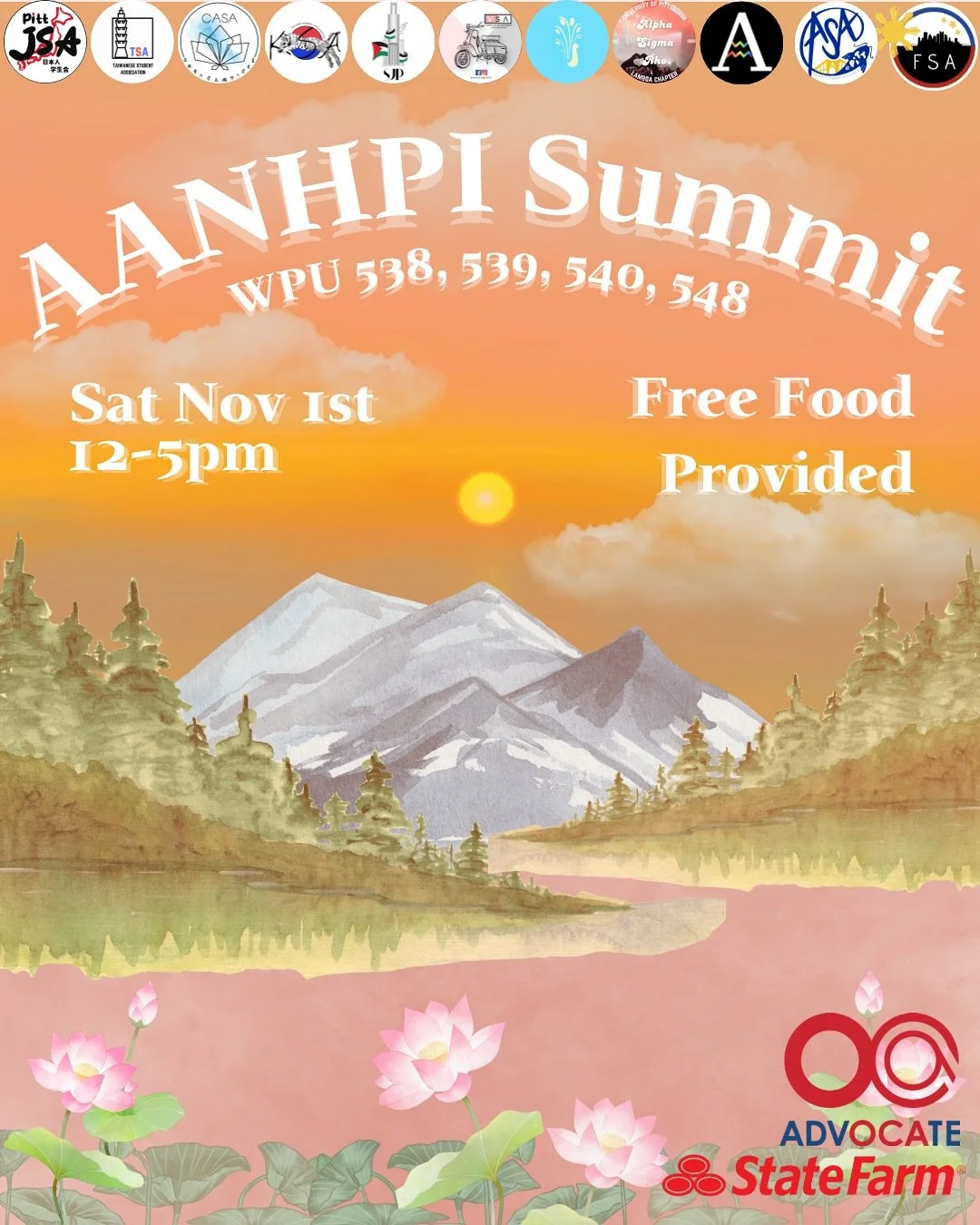 it’s our favorite time of the year…aanhpi summit! 🌄 happening on 12/1 from 12-5 in wpu 🫨
⭐️ the event features workshops in collaboration with our member orgs and other campus orgs as well! swipe -> to read more about each one &