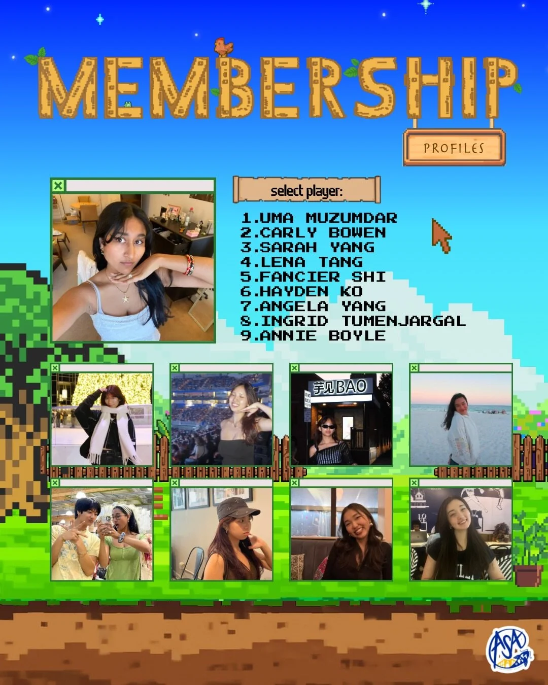next up &hellip; membership committee led by our vpi uma! 🌺

membership committee helps with planning events like welcome month, formal, and membership&rsquo;s spring event! 🌼

watch out for another committee intro tmr! 🌷
