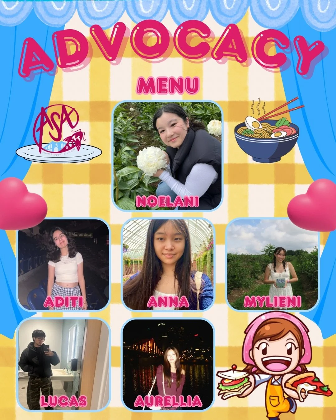 up next we have the committee who&rsquo;s always cooking 🍳 up 🔥workshops, advocacy committee led by our advocacy chair, noelani!

just like cooking mama, they&rsquo;re cheffing it up👩&zwj;🍳 w aanhpi summit, planning workshops and infographics, an