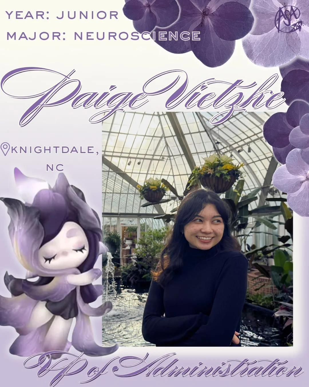 BOARD INTRO 2026-27

someone&rsquo;s gotta keep this board from falling apart 🫡📋 and luckily for us, that someone is our wonderful VP of Administration Paige Vietzke!! keeping ASA organized one spreadsheet at a time 📊✨

🌟 Paige&rsquo;s &lsquo;use