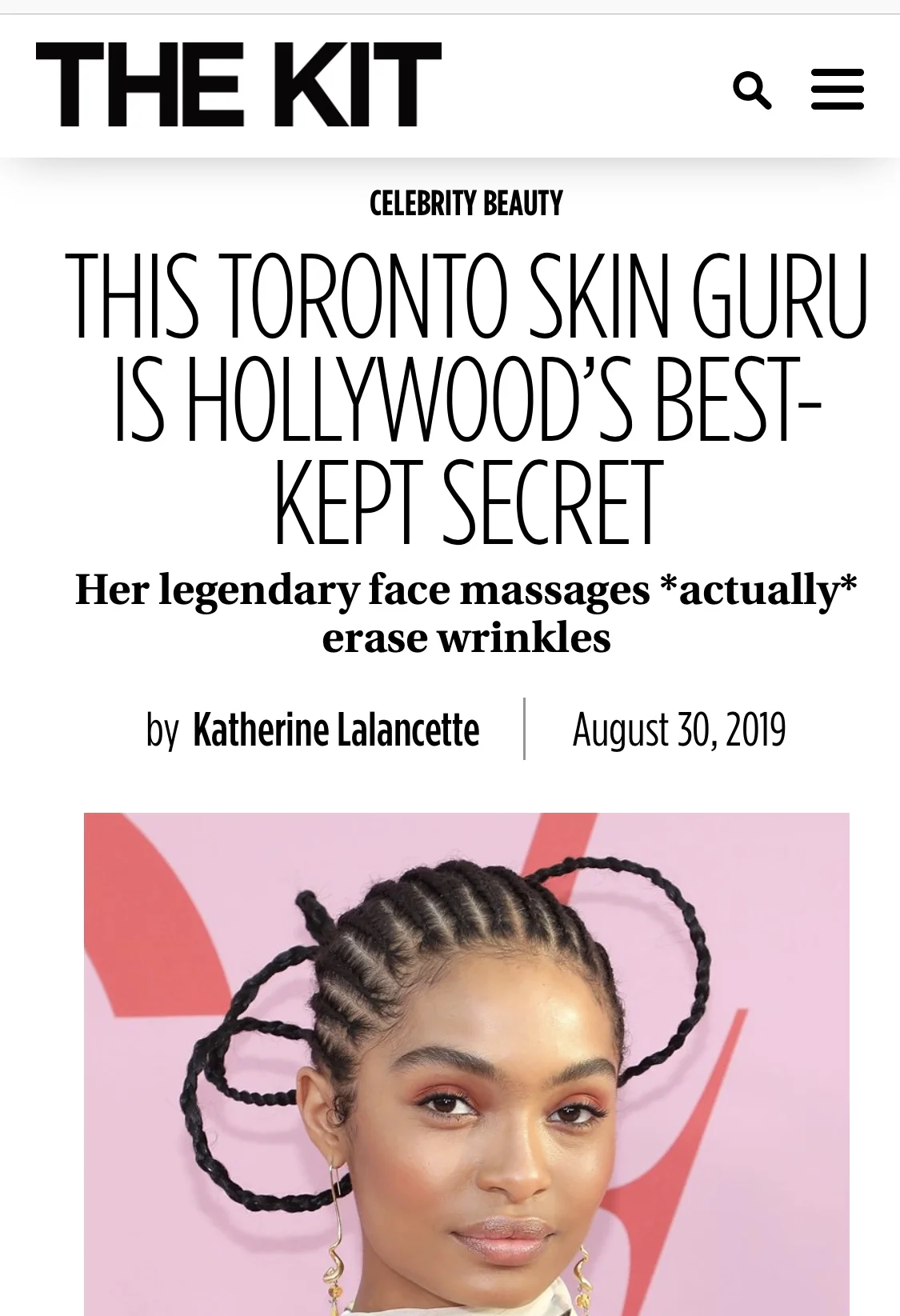 THIS TORONTO SKIN GURU IS HOLLYWOOD’S BEST-KEPT SECRET Her legendary face massages *actually* erase wrinkles