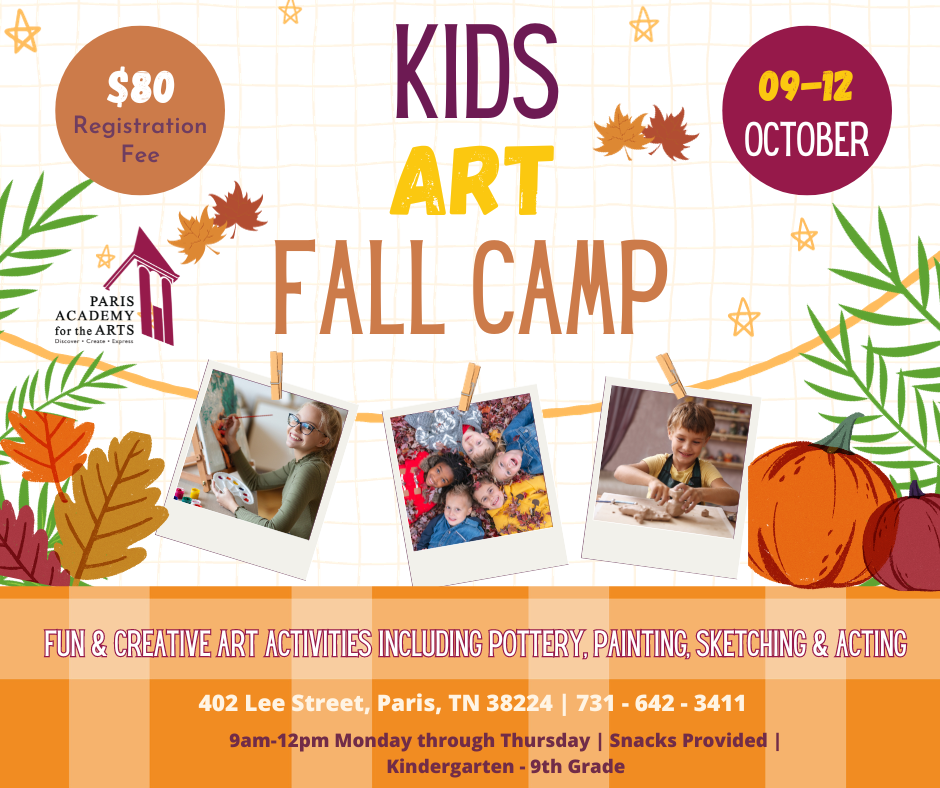 Kids Art Fall Break Day Camp