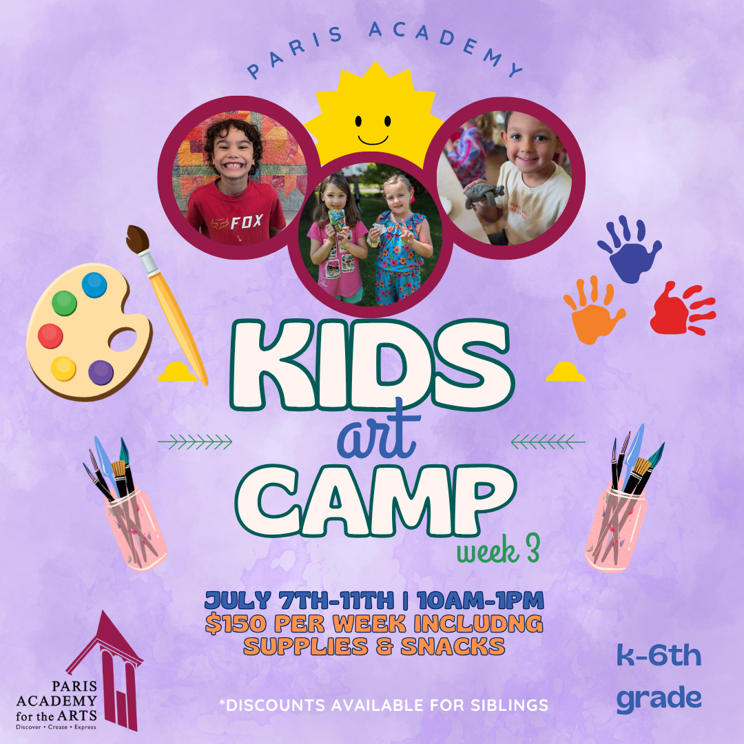 Kids Art Summer Camp- WEEK 3