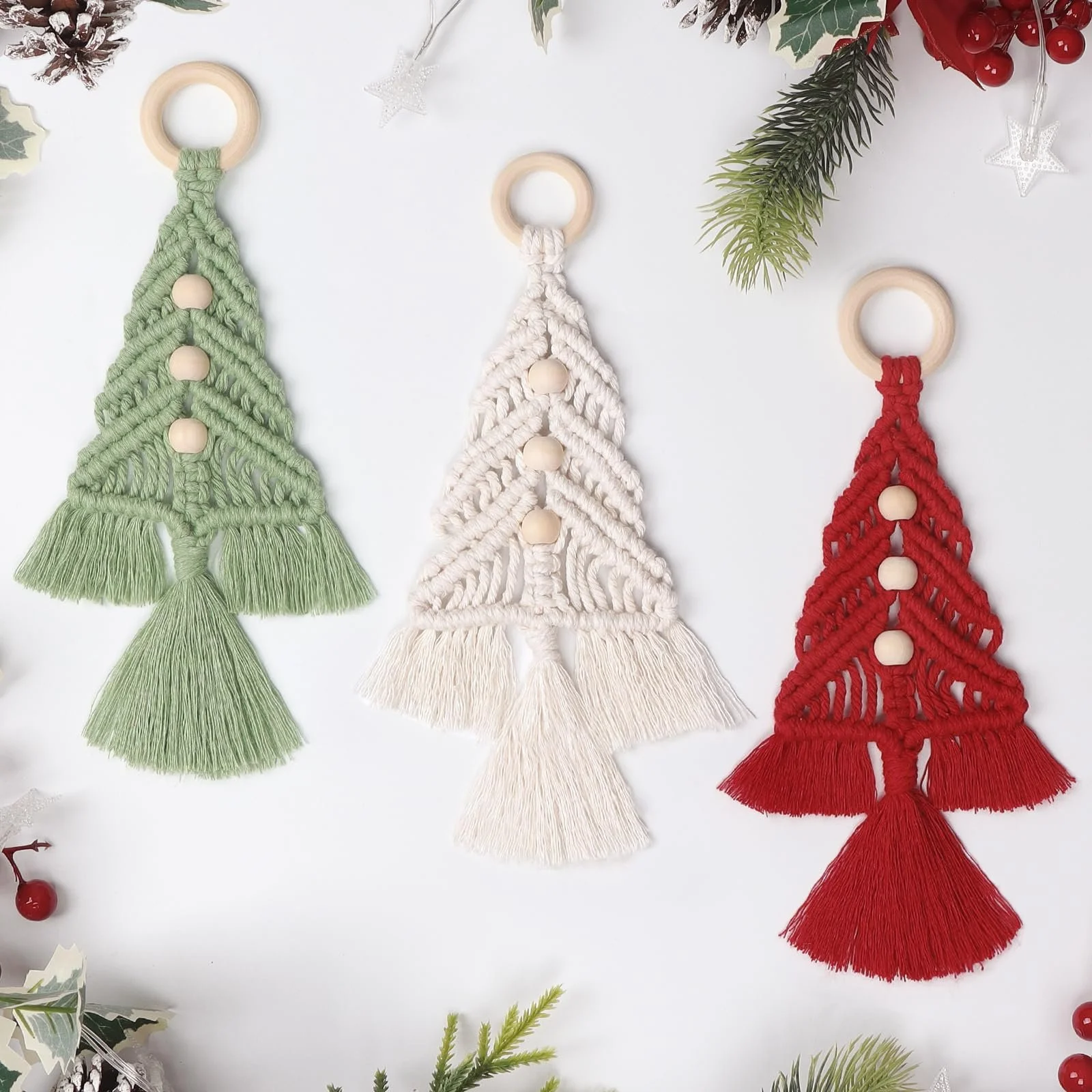 Macrame Christmas Tree Ornament Workshop!