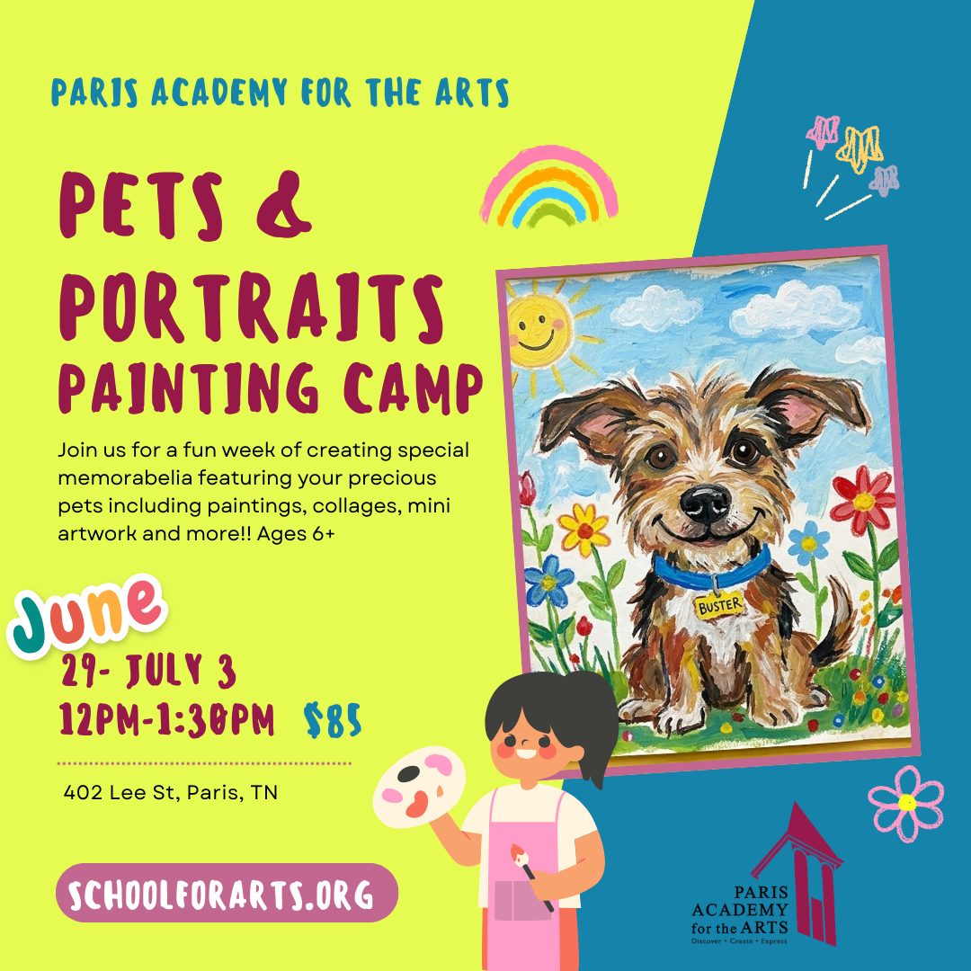 Pets &amp; Portraits- Kid's Art Camp   