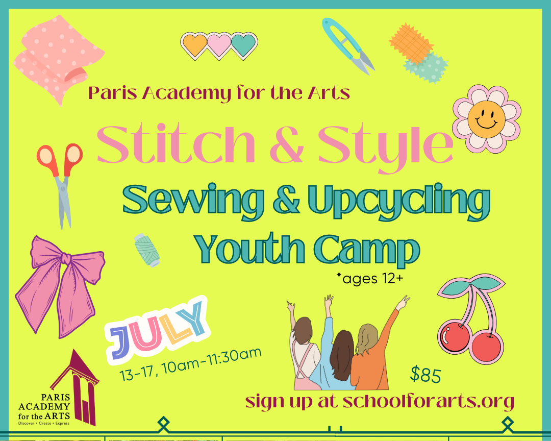 Stitch &amp; Style- Youth Art Camp