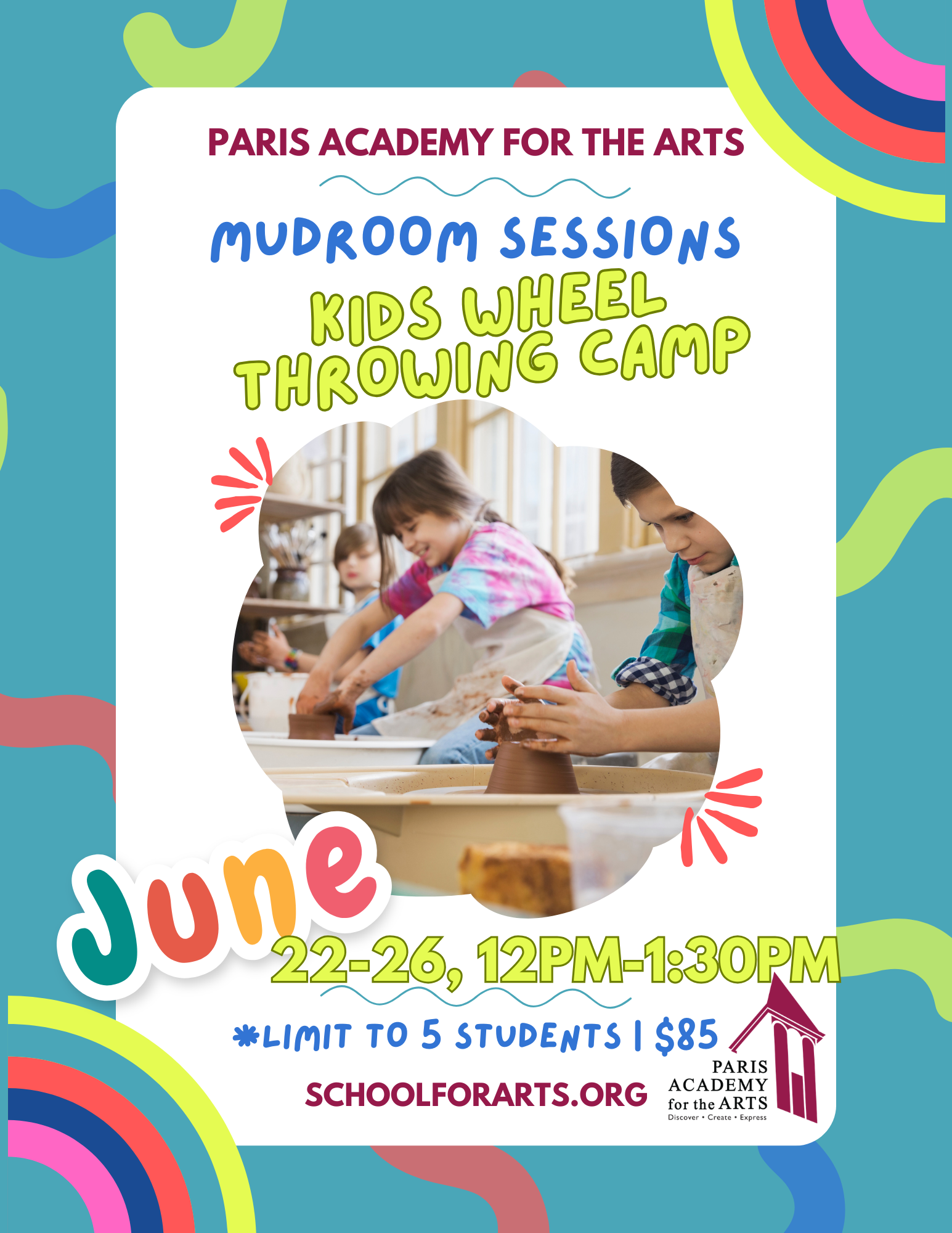 Mudroom Sessions- Kid's Art Camp 