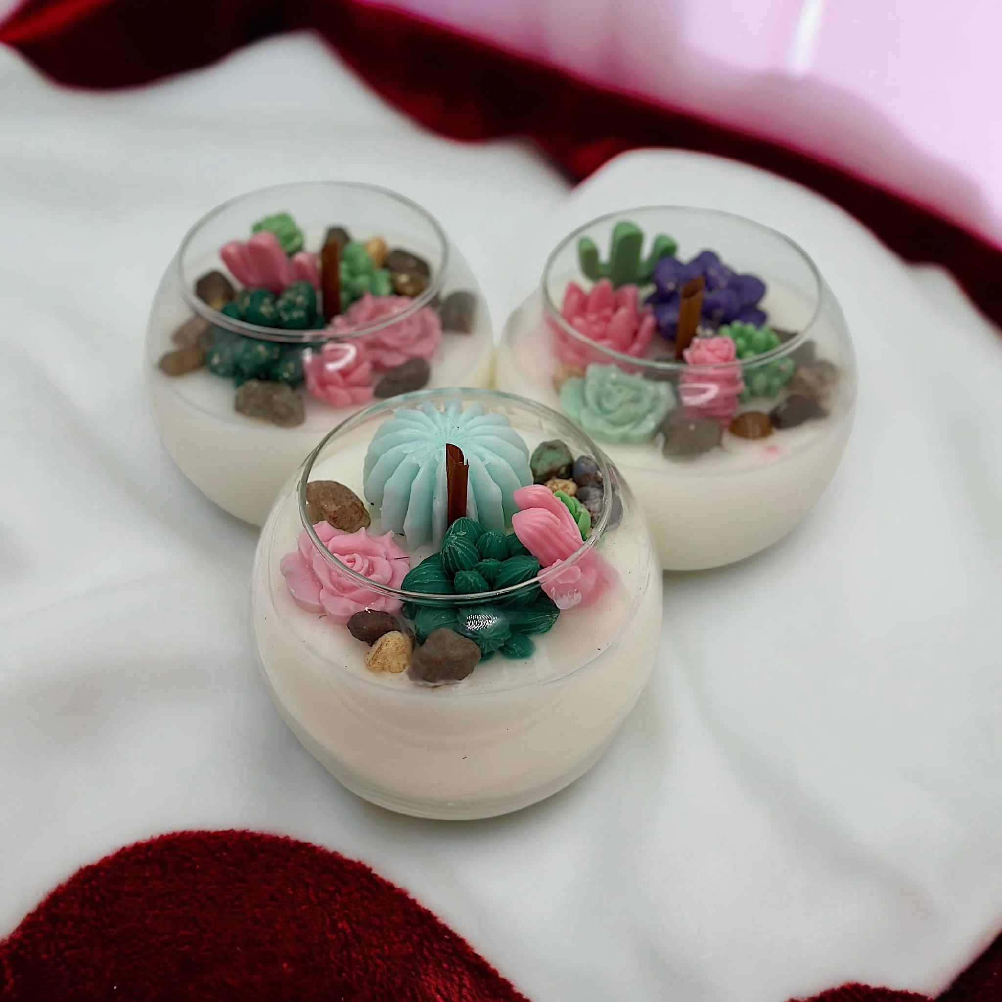 Succulent Garden Candle- Fusion Friday with Tracy Tremblay