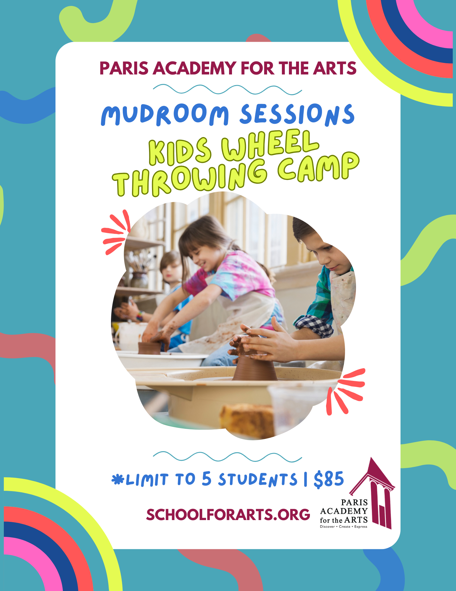 Mudroom Sessions- Kid's Art Camp 12pm