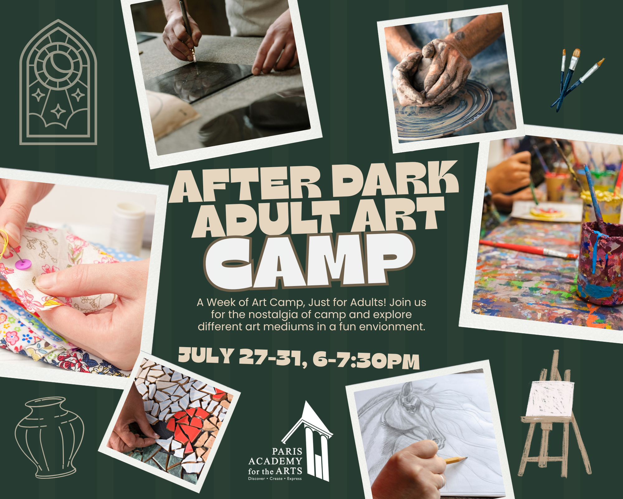 Camp After Dark- Adult Art Camp- SOLD OUT