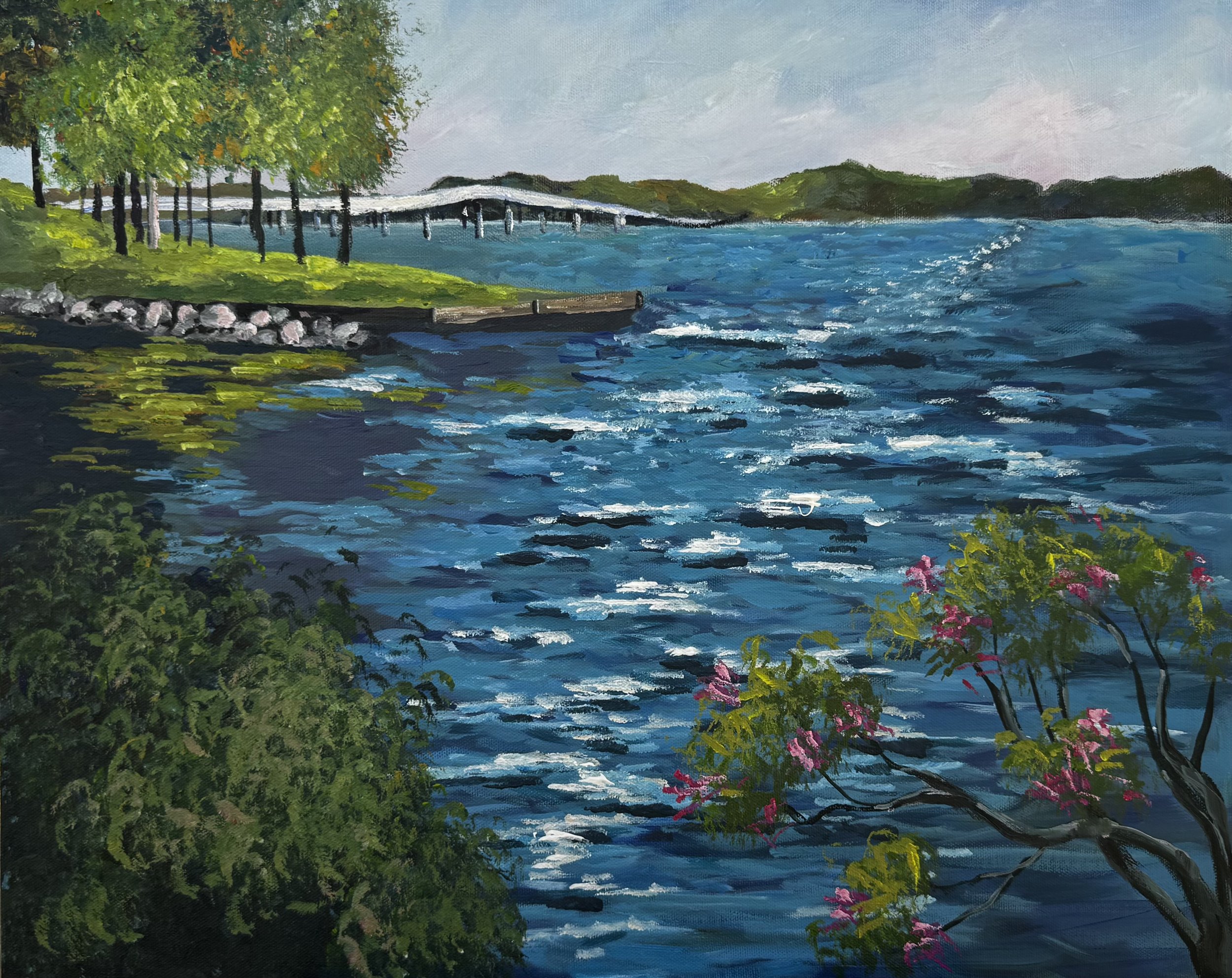 Paris Landing Bridge Painting Workshop with Erik Stonebraker