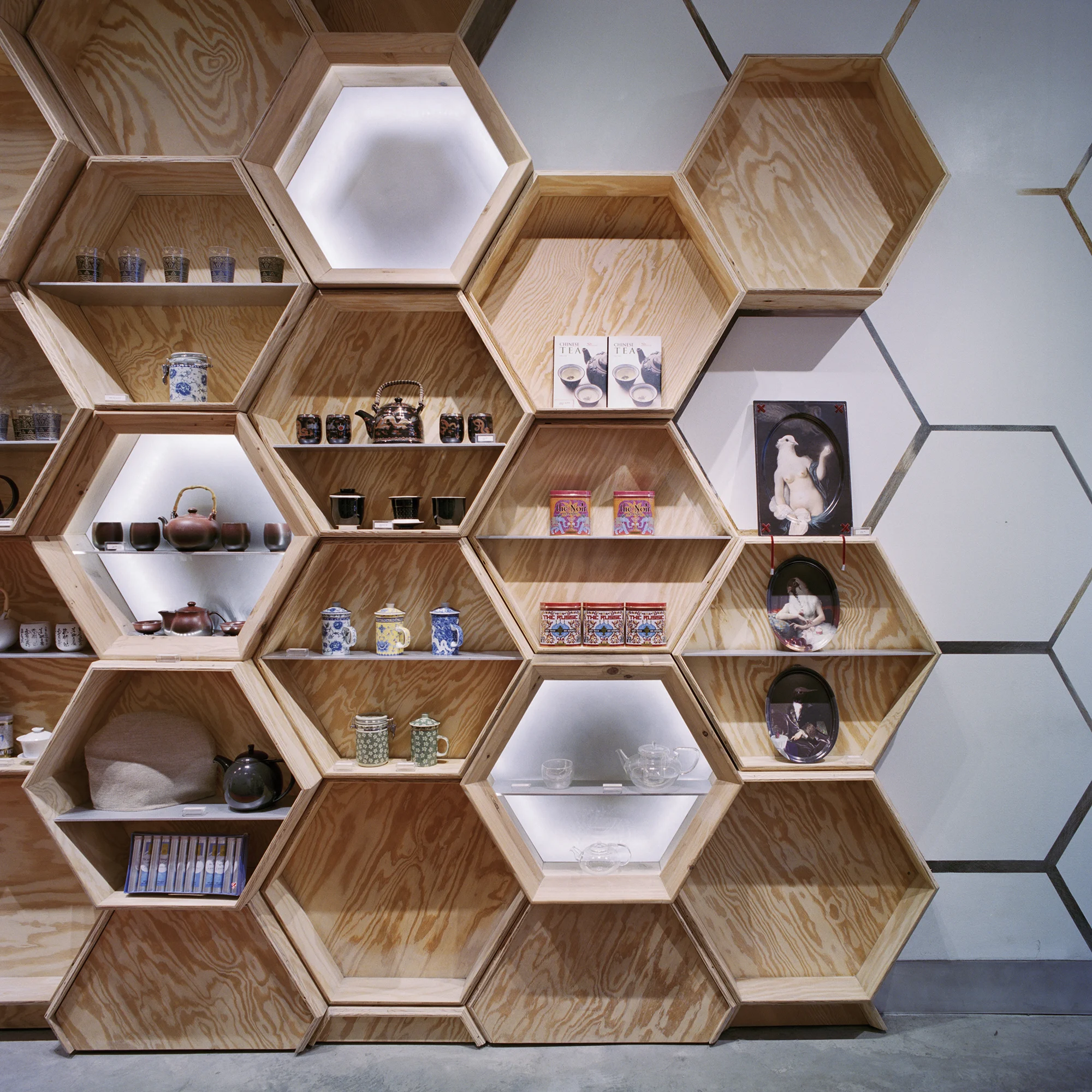 The Tea and Honey Custom shelving