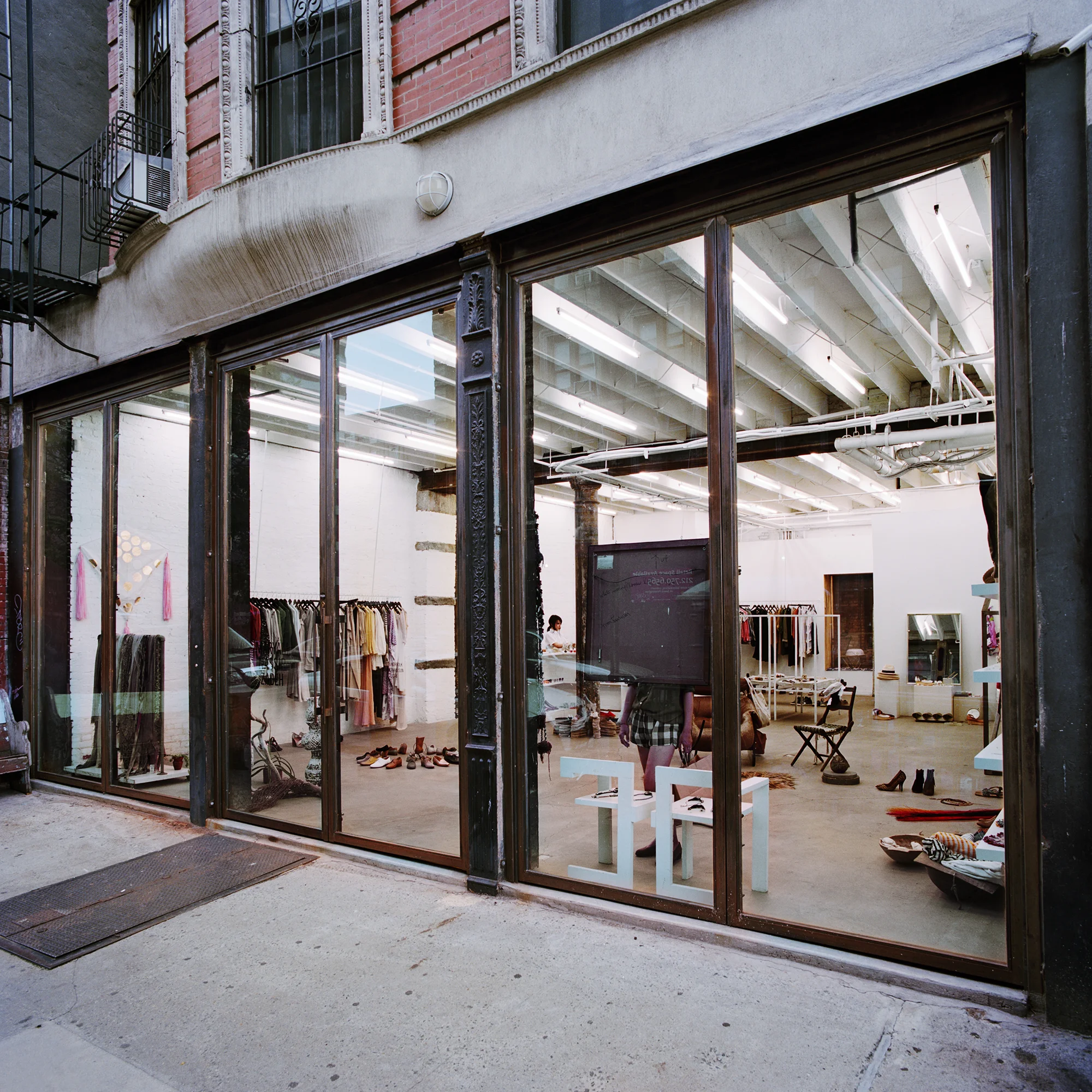 Maryam Nasir Zadeh steel and glass storefront