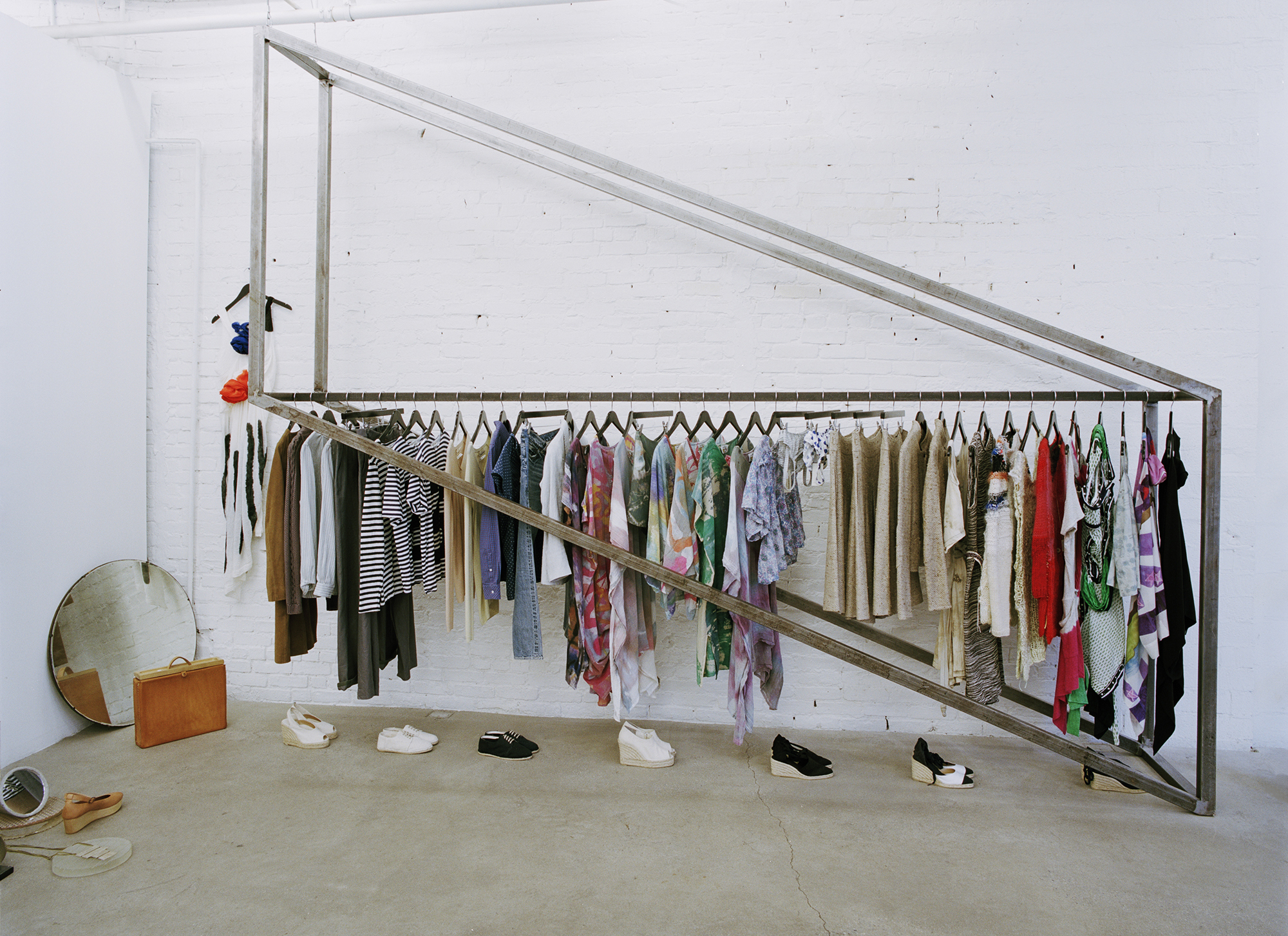 Maryam Nasir Zadeh store clothing rack